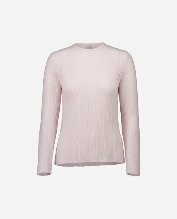 Allude Cashmere Sweater in Rose