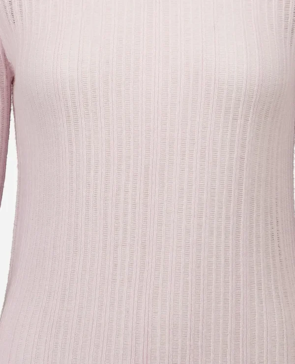 Allude Cashmere Sweater in Rose