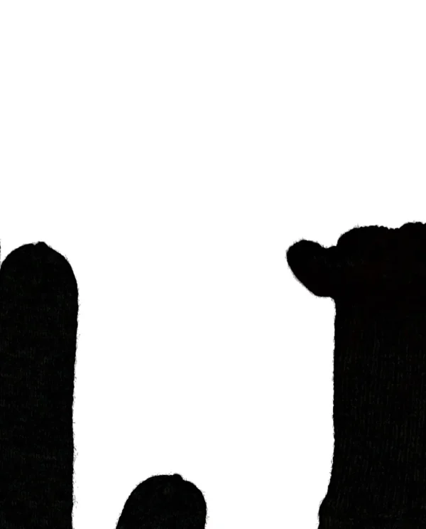 Allude Gloves 100% Cashmere Black