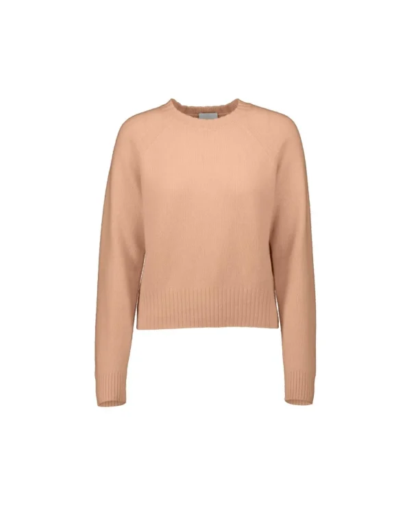 ALLUDE RUND HALS CASHMERE PEACH