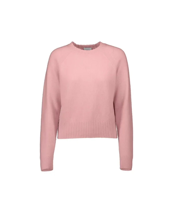 ALLUDE RUND HALS CASHMERE BUBBLEGUM