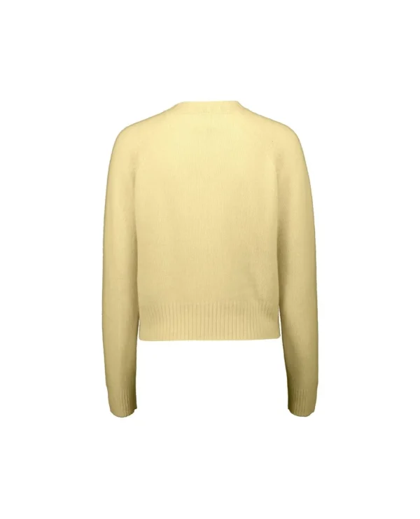 ALLUDE RUND HALS CASHMERE YELLOW