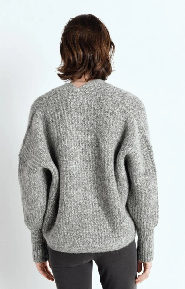 AMERICAN VINTAGE CARDIGAN EAST MOULDED TURTLE