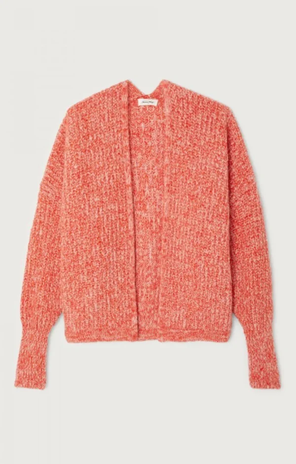 AMERICAN VINTAGE CARDIGAN MOULDED  GAZPACHO