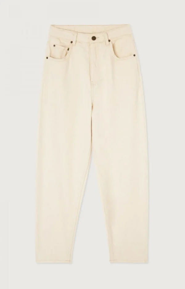 American Vintage Carrot Jeans Tineborow Ecru