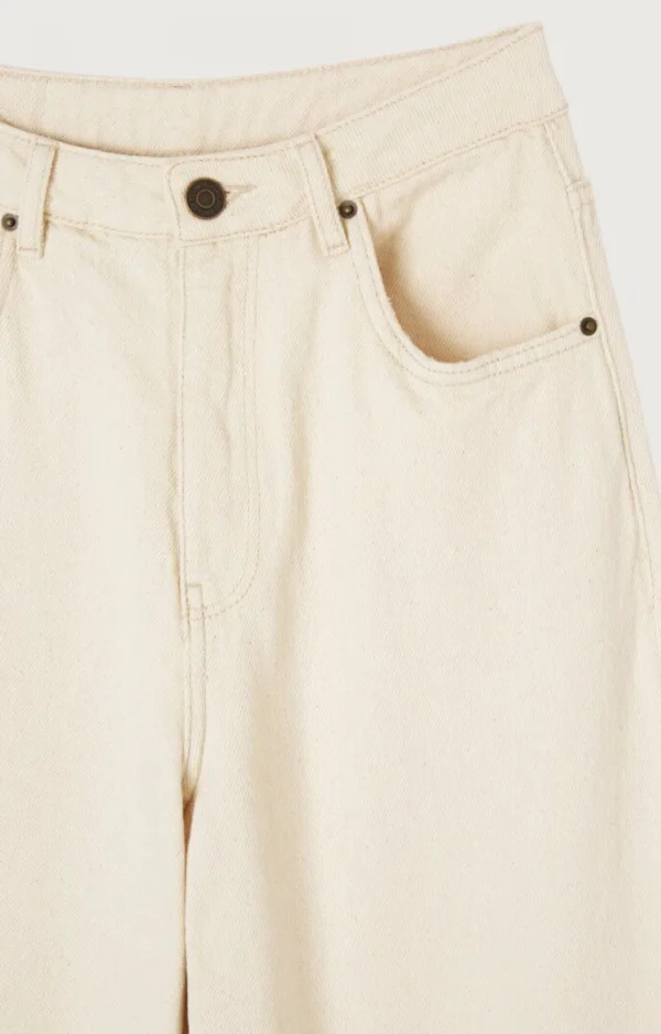 American Vintage Carrot Jeans Tineborow Ecru
