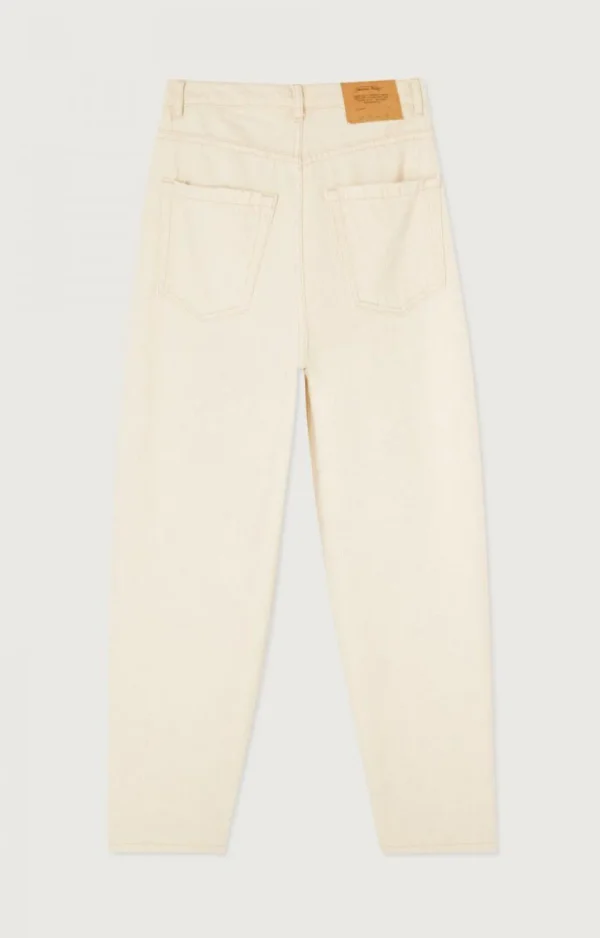 American Vintage Carrot Jeans Tineborow Ecru