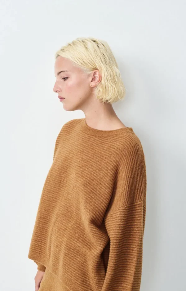 American Vintage Pullover Raxow Brunette Chine
