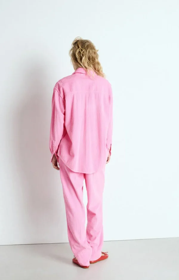 AMERICAN VINTAGE TROUSERS PADOW  VINTAGE BUBBLEGUM