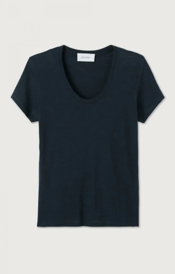 American Vintage T-shirt Jacksonville Navy