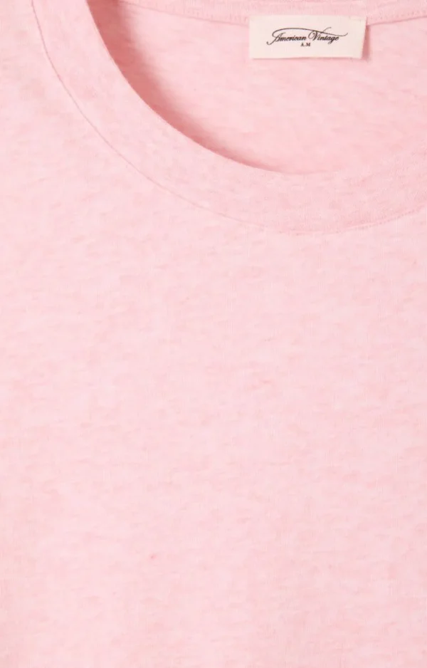 AMERICAN VINTAGE T-SHIRT YPAWOOD  MELANGE GLAZING