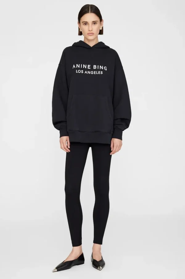 Anine Bing Alto Hoodie  Black