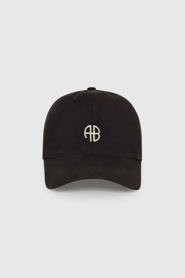 Anine Bing Baseball Cap AB Vintage Black