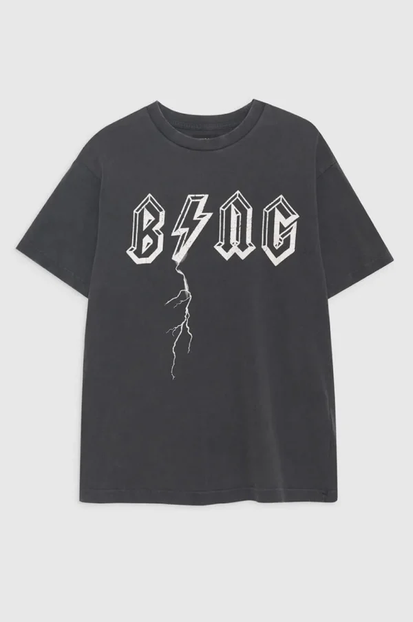 Anine Bing Bolt Tee Black