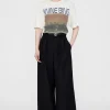 Anine Bing Cade Tee Mushrooms Off White