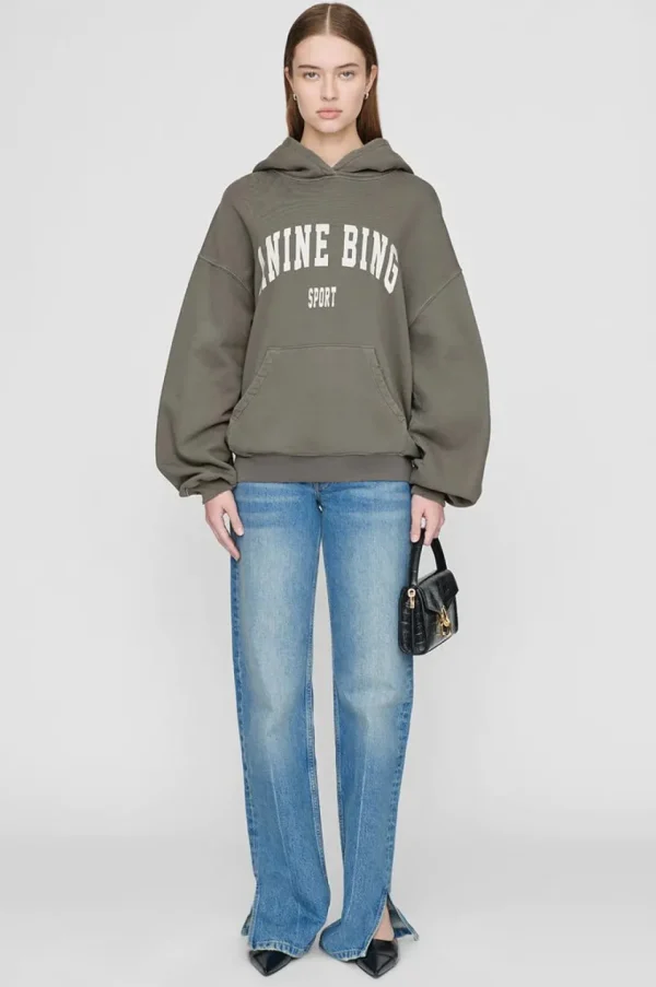 Anine Bing Harvey Sweatshirt Dusty Olive