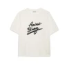 Anine Bing Jaylin Tee Signature Ivory
