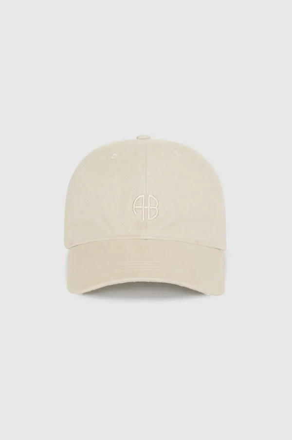 Anine Bing Jeremy Baseball Cap AB Oatmeal