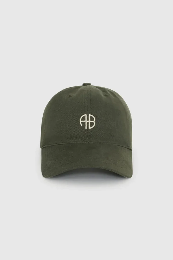 Anine Bing Jeremy Baseball Cap AB Dark Olive