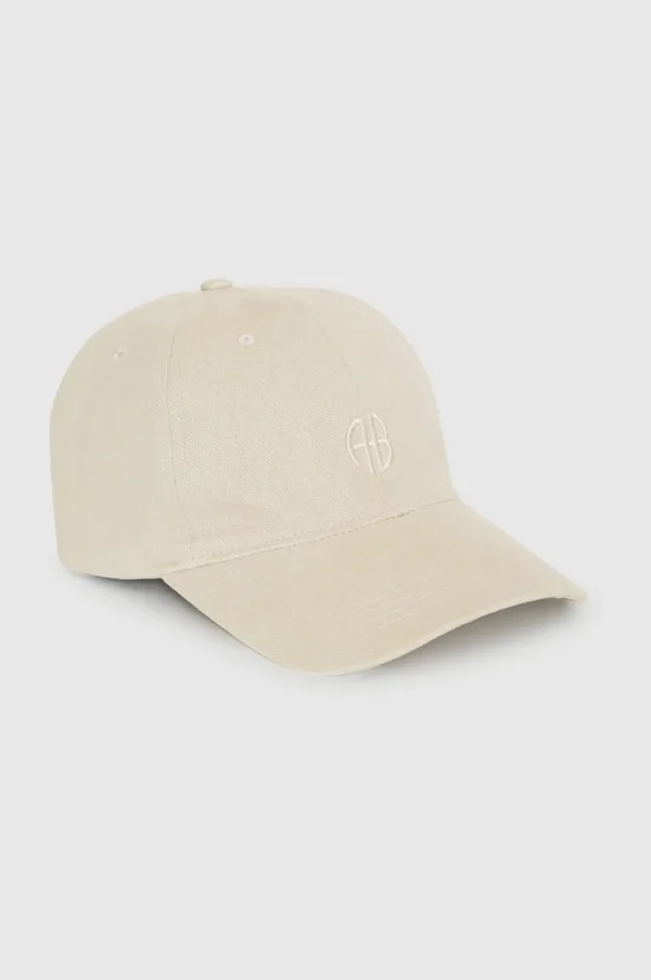 Anine Bing Jeremy Baseball Cap AB Oatmeal
