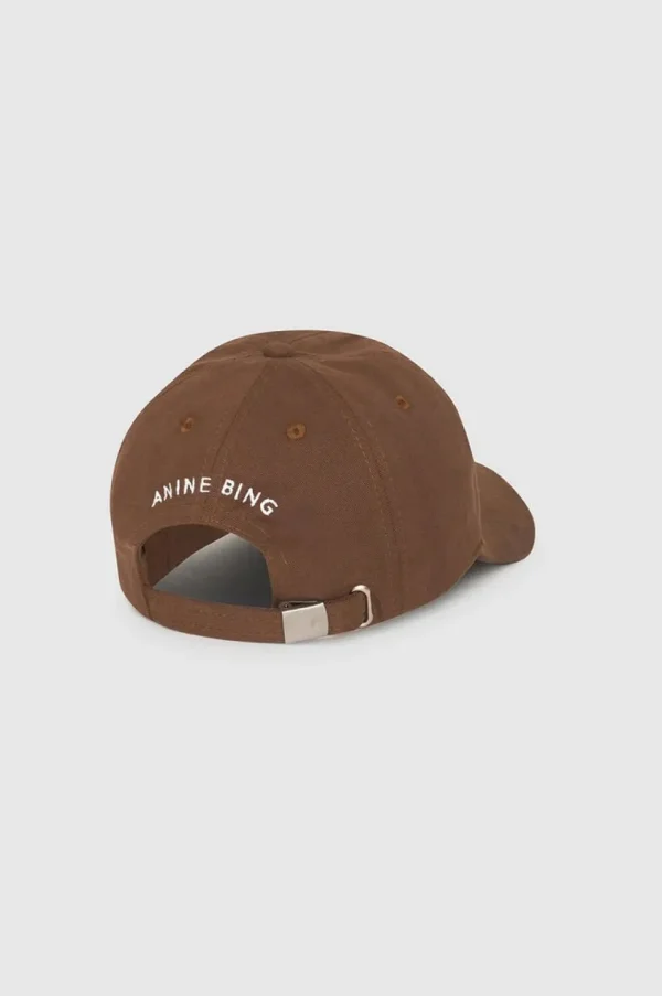 Anine Bing Jeremy Baseball Cap Dark camel