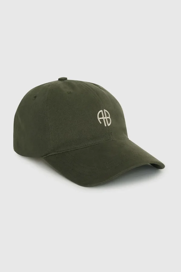 Anine Bing Jeremy Baseball Cap AB Dark Olive