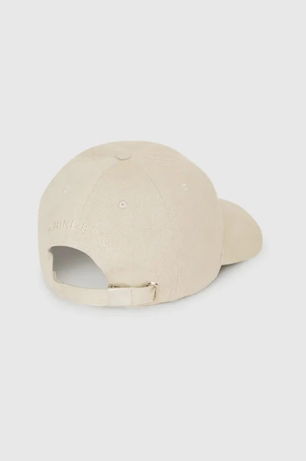 Anine Bing Jeremy Baseball Cap AB Oatmeal
