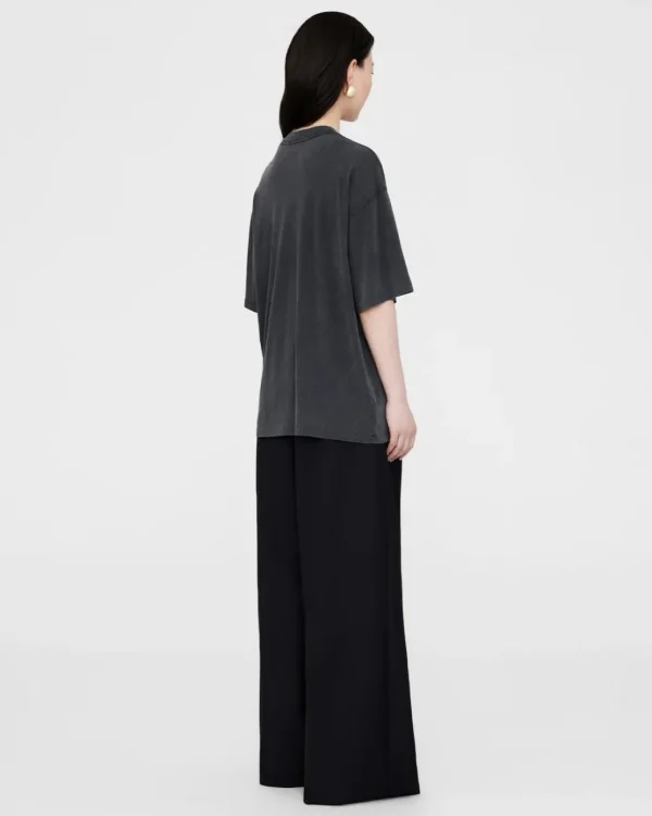 Anine Bing Kent Tee Spirit Washed Black