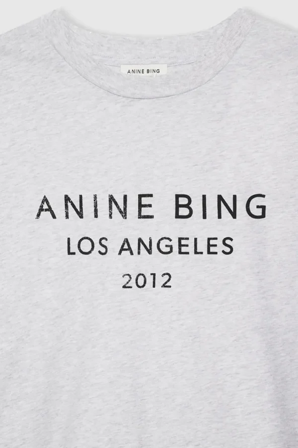 Anine Bing Myers Tee Heather Grey