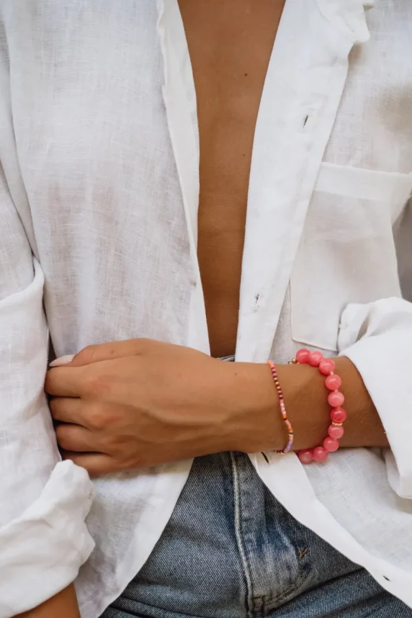 ANNI LU BALL BRACELET BUBBLEGUM