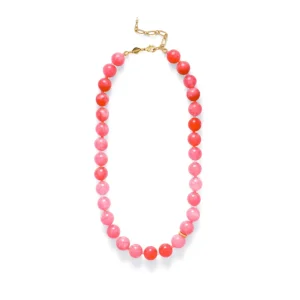 ANNI LU BALL NECKLACE BUBBLEGUM