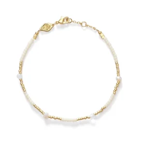 ANNI LU CLEMENCE BRACELET ECRU