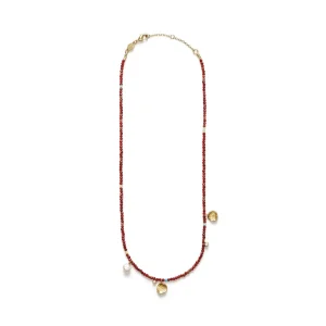 Anni Lu Maroon Harmony Necklace