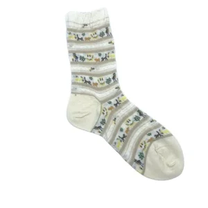 Antipast Socks Parade on Safari Ivory