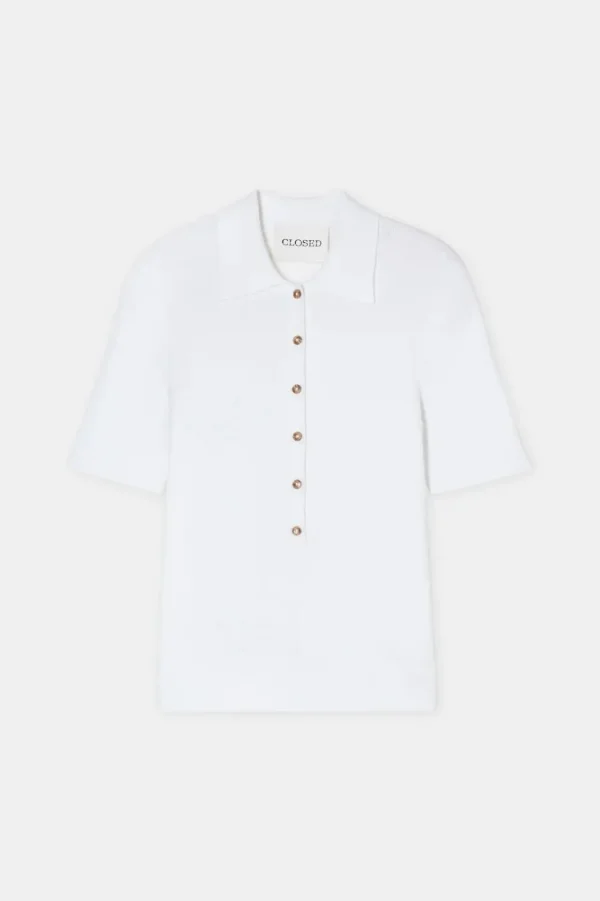 CLOSED POLO SHIRT IVORY