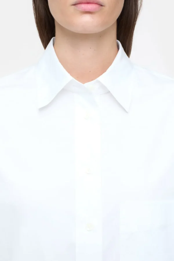 Closed Poplin Blouse White