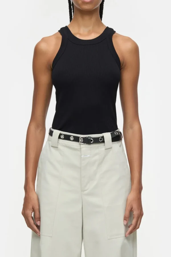 CLOSED RACER TANK TOP BLACK