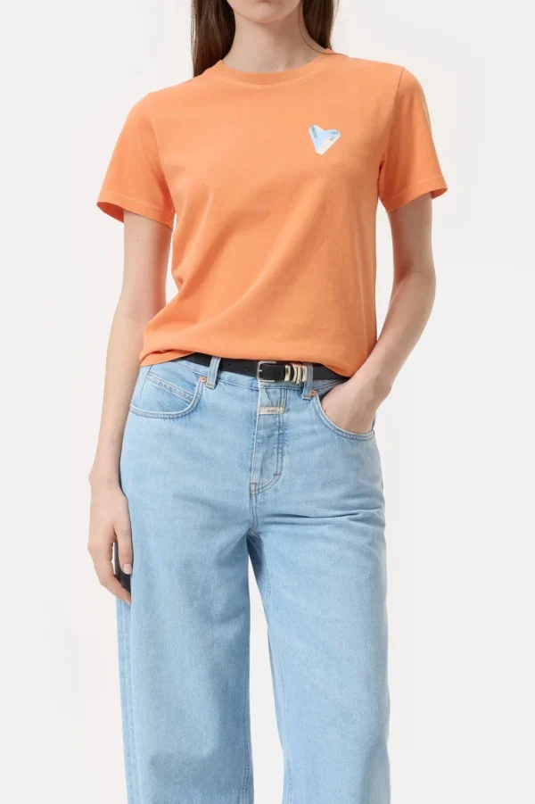 CLOSED T-SHIRT PUMPKIN ORANGE