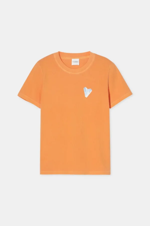 CLOSED T-SHIRT PUMPKIN ORANGE
