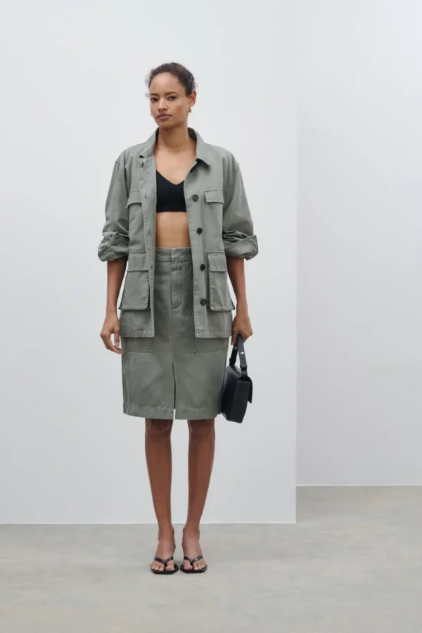 CLOSED UTILIYU SKIRT FADED GREEN