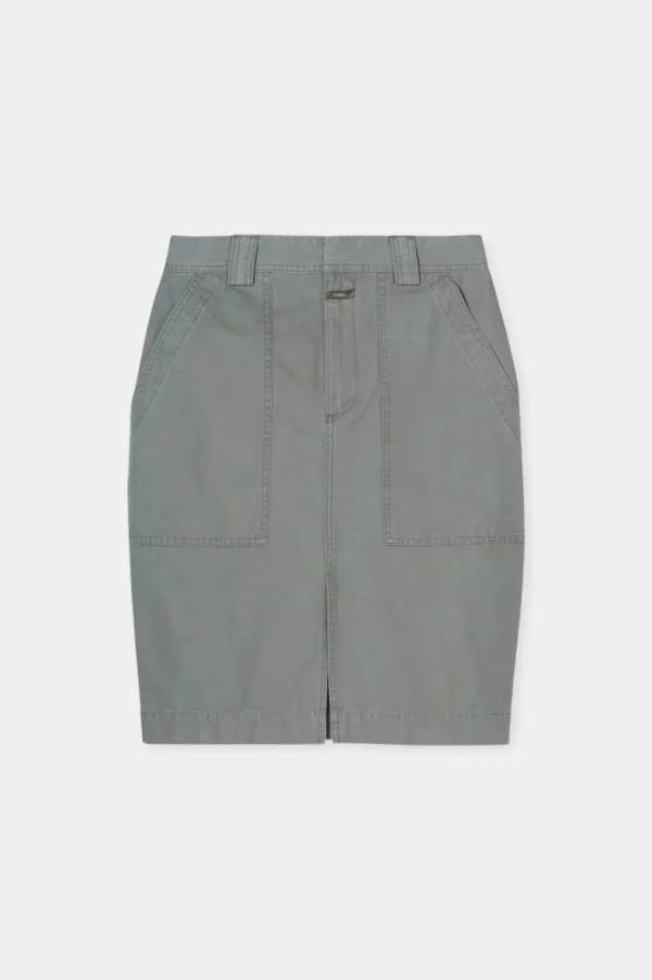 CLOSED UTILIYU SKIRT FADED GREEN
