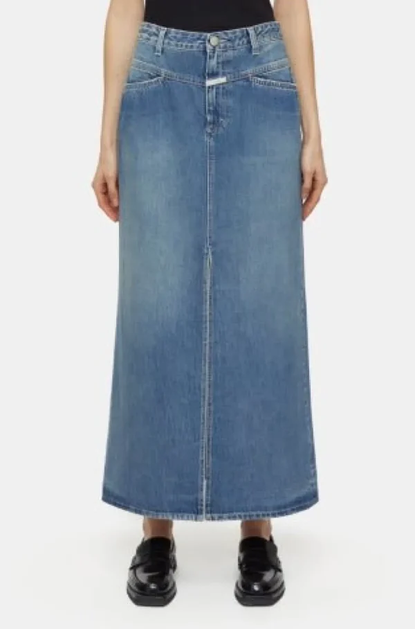 ClosedLong X-Pocket  Denim Skirt