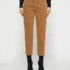 Dondup Nima Brushed Cotton Camel