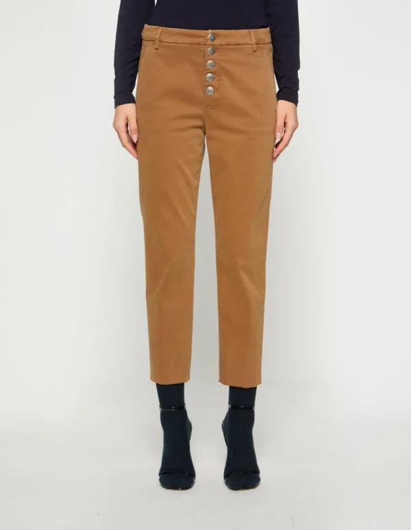 Dondup Nima Brushed Cotton Camel
