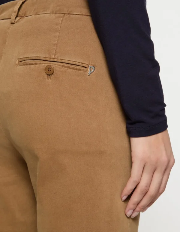 Dondup Nima Brushed Cotton Camel