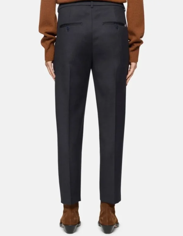 Dondup Nima Loose-fit Trousers Navy