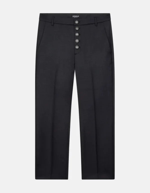 Dondup Nima Loose-fit Trousers Navy