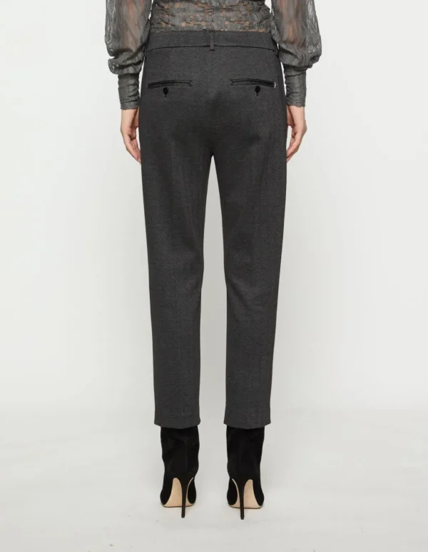 Dondup Nima Zip Herringbone