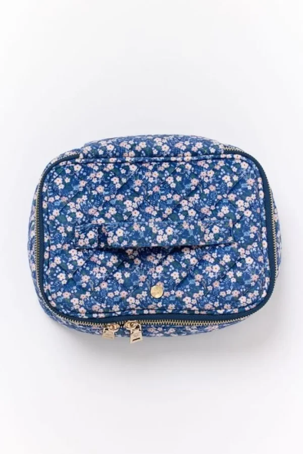 Fan Palm Beauty Bag Blue Blossom