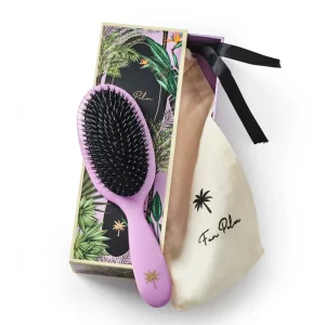 Fan Palm Boar- & Nylon Brush Butterfly